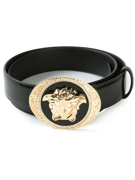 versace logo square belt buckle collection|farfetch Versace belt for men.